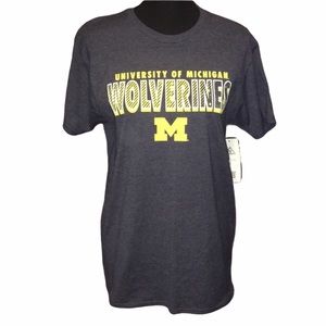 University of Michigan T-Shirt, Navy Blue, Medium
